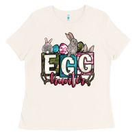 Bone Easter egg hunter Ladies Tee - OliviaCreatesArt