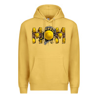 Antique Gold mom lacrosse Premium Hoodie - RacoonDesign