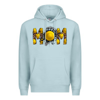 Blue Mist mom lacrosse Premium Hoodie - RacoonDesign