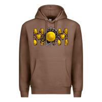 Chestnut mom lacrosse Premium Hoodie - RacoonDesign