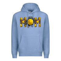 Colony Blue mom lacrosse Premium Hoodie - RacoonDesign