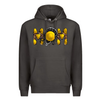 Smoke mom lacrosse Premium Hoodie - RacoonDesign