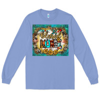 Colony Blue blessed nurse tumbler Long Sleeve Tee - BundleAndBundleShop