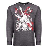 Charcoal Heather #metroid Premium Sweatshirt - linhVisuals