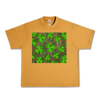 Peanut Butter Saint Patricks Day Shamrock And Leopard Urban Heavy Tee - RanaPortraitStore