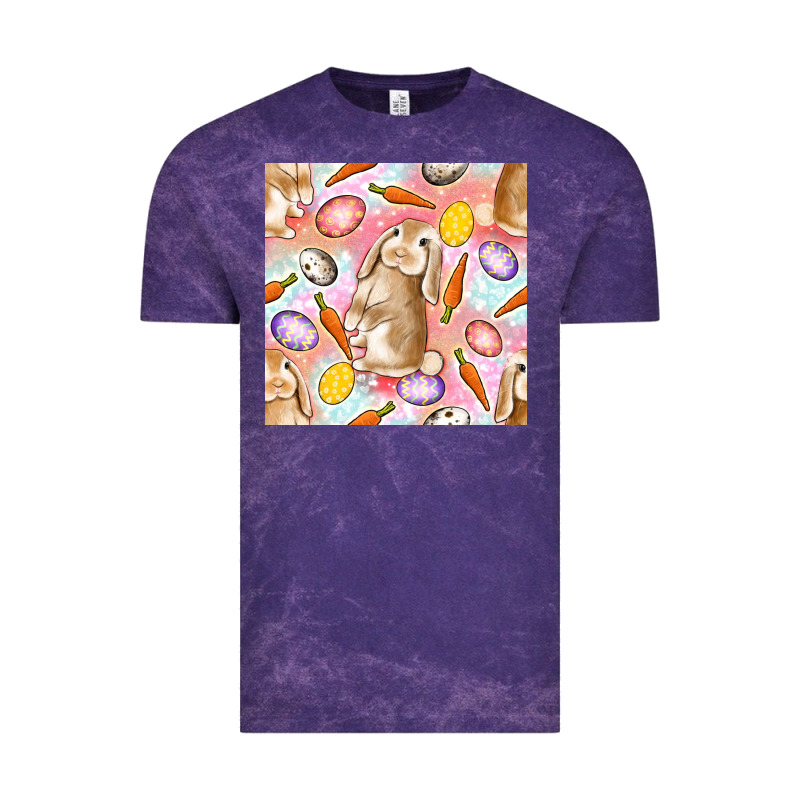 Happy Easter Bunny Seamless Pattern Vintage Tee by BundleAndBundleShop | Teevron