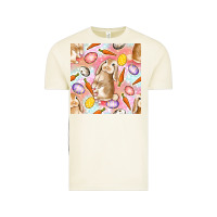 Vintage Arctic Happy Easter Bunny Seamless Pattern Vintage Tee - BundleAndBundleShop
