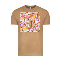 Vintage Camel Happy Easter Bunny Seamless Pattern Vintage Tee - BundleAndBundleShop