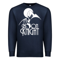 Navy moon knight pop culture geekdom Premium Sweatshirt - linhVisuals