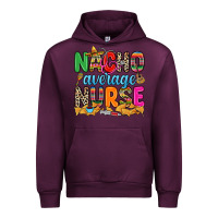 Mauve Wine nacho average nurse Urban Hoodie - RanaPortraitStore
