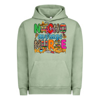 Pigment Oil Green nacho average nurse Urban Hoodie - RanaPortraitStore