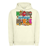 Pigment Pistachio nacho average nurse Urban Hoodie - RanaPortraitStore