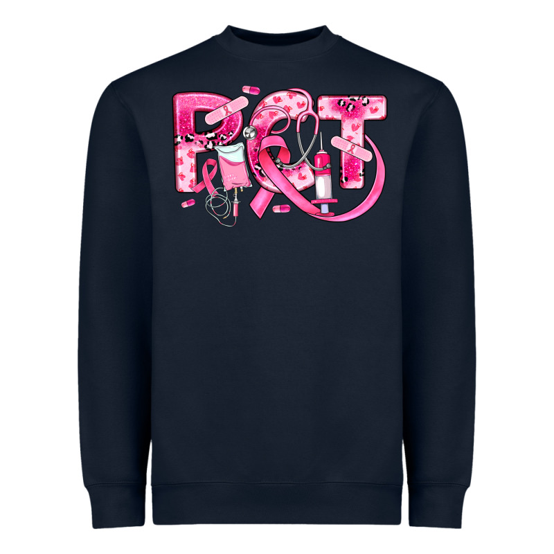 Breast Cancer Pct Patient Care Technician Heavyweight Sweatshirt by JahusDesignShop | Teevron