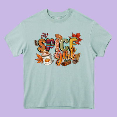 Spice Girl Heavy Core Tee Designed By Cowgirlartshop