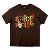 Chocolate Brown spice girl Heavy Core Tee - CowGirlArtShop
