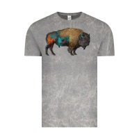 Cloud Rock leopard bison Vintage Tee - RanaPortraitStore