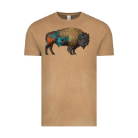 Vintage Camel leopard bison Vintage Tee - RanaPortraitStore
