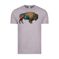 Vintage Zinc leopard bison Vintage Tee - RanaPortraitStore