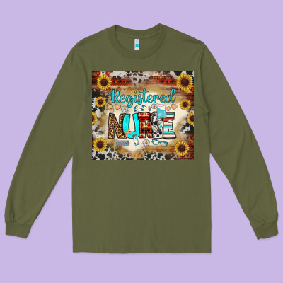 Registered Nurse Tumbler Long Sleeve Tee Designed By Bundleandbundleshop
