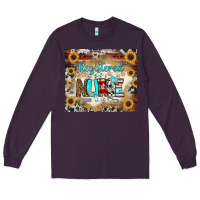 Plum Registered Nurse Tumbler Long Sleeve Tee - BundleAndBundleShop