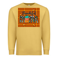 Antique Gold thankful tumbler Premium Sweatshirt - JahusDesignShop