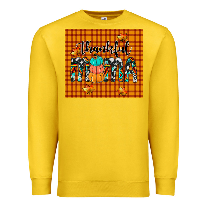 Thankful Tumbler Premium Sweatshirt by JahusDesignShop | Teevron