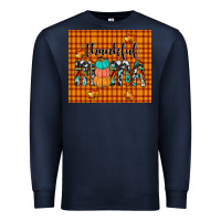 Navy thankful tumbler Premium Sweatshirt - JahusDesignShop