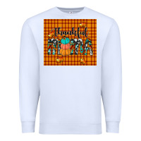White thankful tumbler Premium Sweatshirt - JahusDesignShop