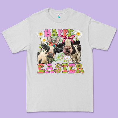 Happy Easter Heifers Easter Day Premium Tee Designed By Cowgirlartshop