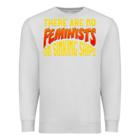Dove Grey anti feminist there are no feminists Premium Sweatshirt - linhVisuals