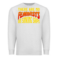 Oatmeal Heather anti feminist there are no feminists Premium Sweatshirt - linhVisuals