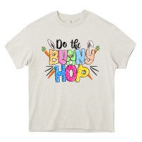 Cream do the bunny hop easter Heavy Core Tee - CowGirlArtShop