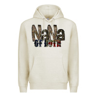 Oatmeal Heather nana of both Premium Hoodie - RacoonDesign