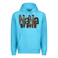 Ocean Blue nana of both Premium Hoodie - RacoonDesign