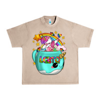 French Oak LGBTQ Unicorn And Narwhal Mug Urban Heavy Tee - BundleAndBundleShop