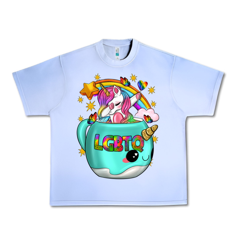 Lgbtq Unicorn And Narwhal Mug Urban Heavy Tee by BundleAndBundleShop | Teevron