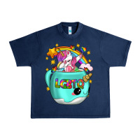Navy LGBTQ Unicorn And Narwhal Mug Urban Heavy Tee - BundleAndBundleShop