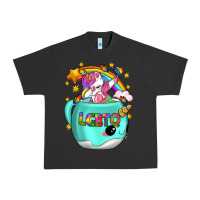 Pigment Black LGBTQ Unicorn And Narwhal Mug Urban Heavy Tee - BundleAndBundleShop