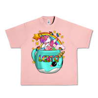 Salmon LGBTQ Unicorn And Narwhal Mug Urban Heavy Tee - BundleAndBundleShop