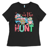 Black Easter gnomes on the hunt Ladies Tee - OliviaCreatesArt