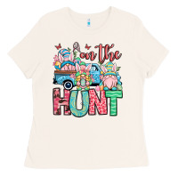 Bone Easter gnomes on the hunt Ladies Tee - OliviaCreatesArt