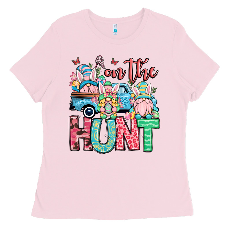 Easter Gnomes On The Hunt Ladies Tee by OliviaCreatesArt | Teevron