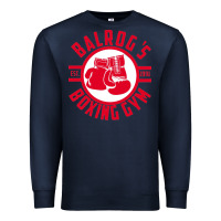 Navy boxing gym Premium Sweatshirt - linhVisuals