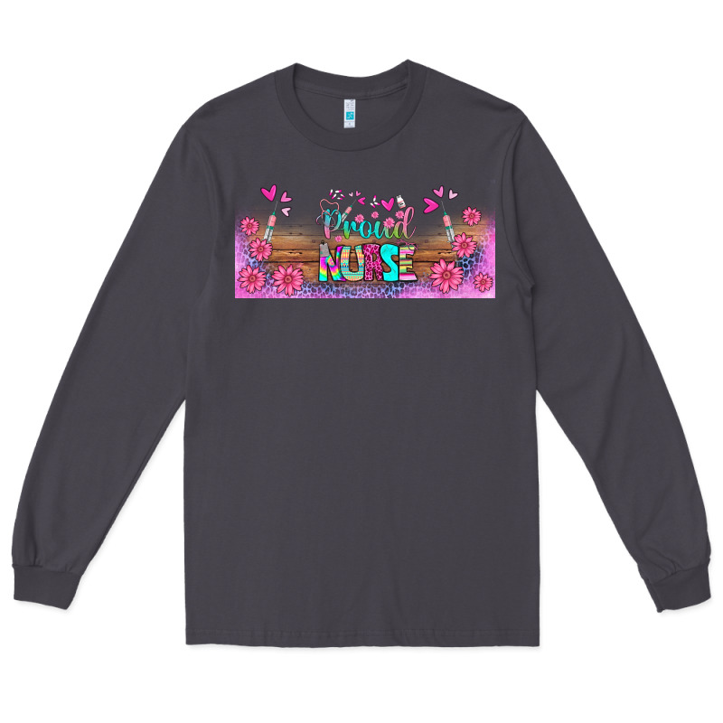 Proud Nurse Libbey Glass Long Sleeve Tee by BundleAndBundleShop | Teevron