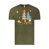 Vintage Olive baseball trees bbs Vintage Tee - BundleAndBundleShop