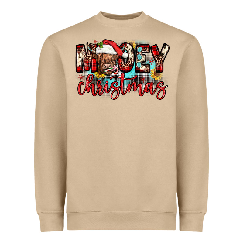 Mooey Christmas Sunflower Heavyweight Sweatshirt by JahusDesignShop | Teevron