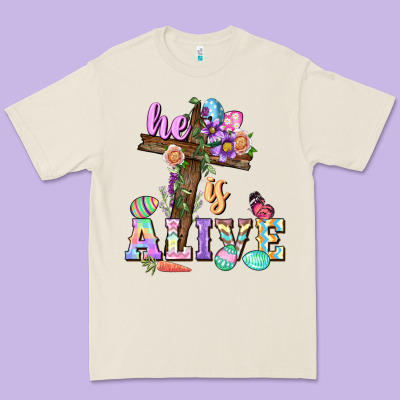 He Is Alive Easter Day Premium Tee Designed By Cowgirlartshop