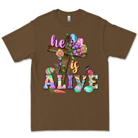 Cacao He is alive Easter Day Premium Tee - CowGirlArtShop