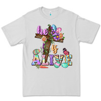 Dove Grey He is alive Easter Day Premium Tee - CowGirlArtShop