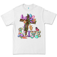 White He is alive Easter Day Premium Tee - CowGirlArtShop